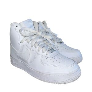 Youth Nike AF1 all white.